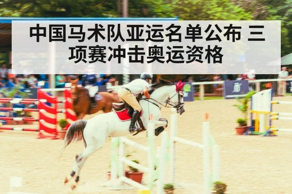 Chinese equestrian athlete